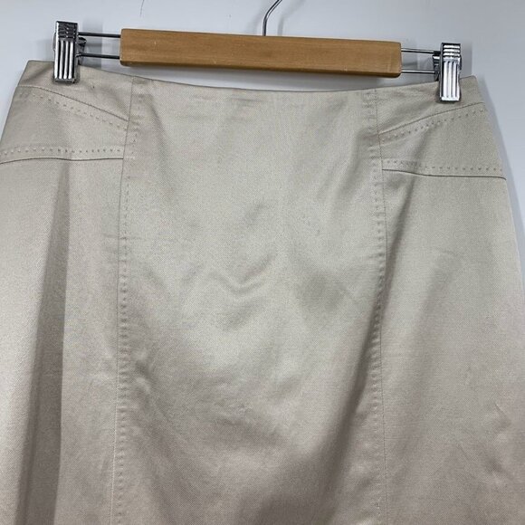 St. Emile‎ Women's Cotton Fitted Business Mini Skirt Size 8 - Picture 4 of 12